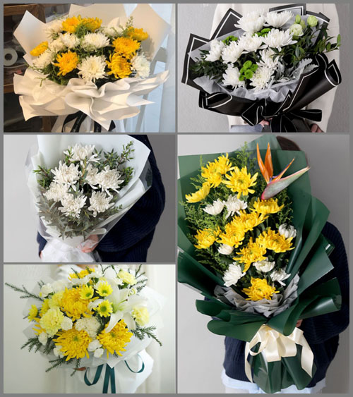 重庆璧山区广普镇白事花束代送